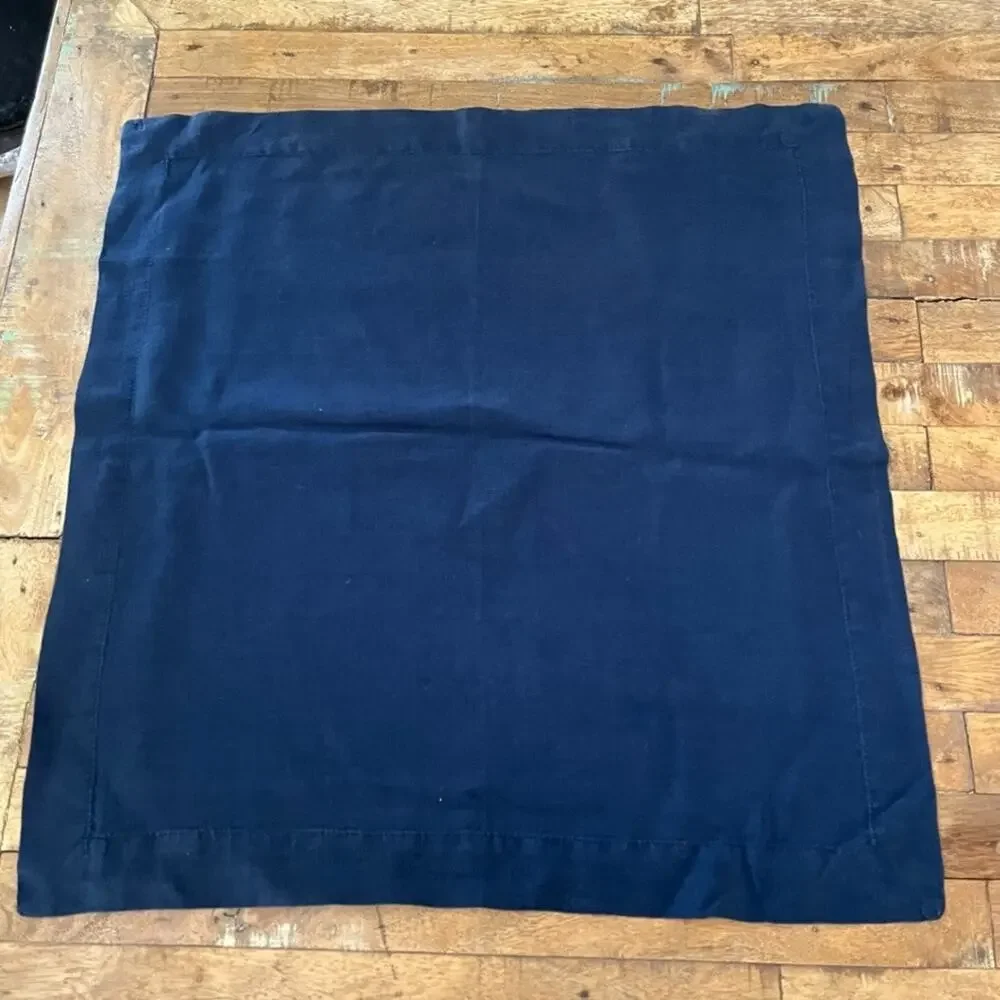Napkin Set of 6 22in x 22in Navy Blue 100% Linen